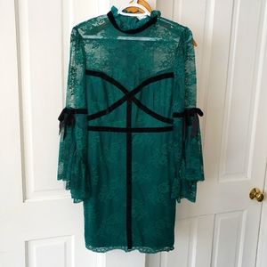ASOS Green Lace Dress